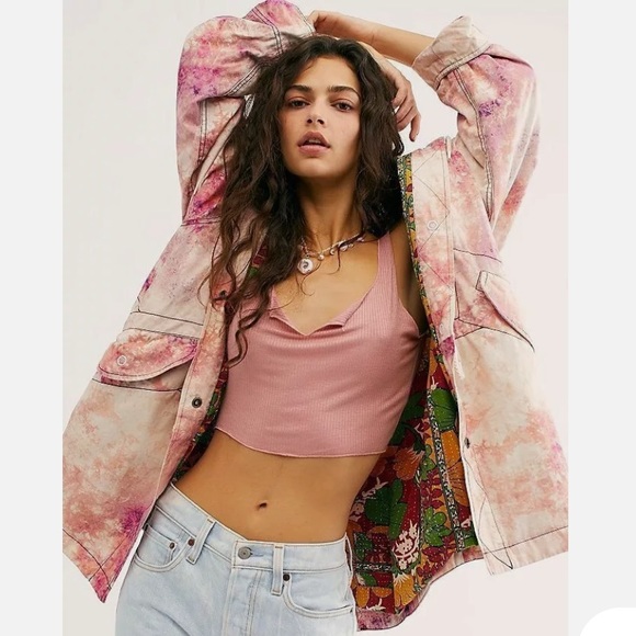 Free People Electric Fields Oversized Parka Jacket